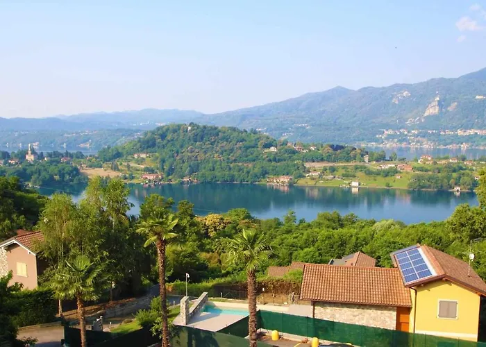 Domus Cusiana Complesso Vista E Piscina Appartamento Miasino